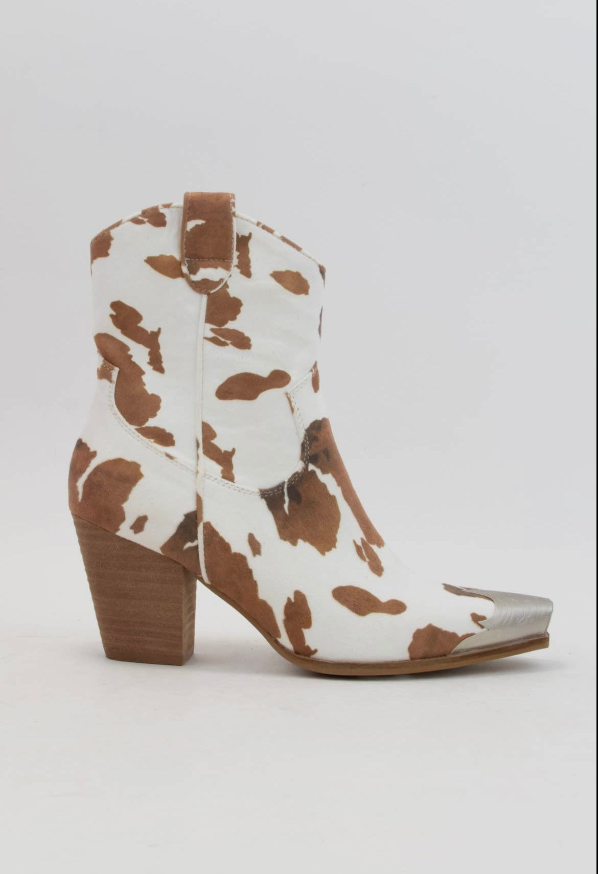 Dakota Metallic Tip Toe Cowboy Boots